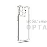 Чехол прозрачный силикон в техпаке, iPhone 13 Pro Max