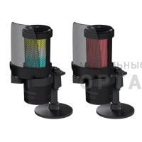 Игровой стрим микрофон DEFENDER Impulse GMC 400 USB, RGB, провод 2 м, черный (1/24)