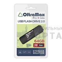 Флешка USB 64 Гб OltraMax  310  чёрный Флешка USB 64 Гб OltraMax  310  чёрный