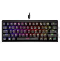 Клавиатура проводная игровая механическая DEFENDER Deimos GK-303 RU,RGB,61кн,розов.свитчи,черн. (1/20)