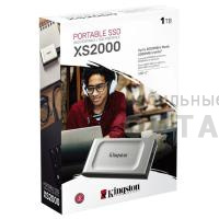Жесткий диск SSD Kingston 1 TB  XS2000, серый металлик, USB 3.2 Gen 2x2, Type-C Жесткий диск SSD Kingston 1 TB  XS2000, серый металлик, USB 3.2 Gen 2x2, Type-C