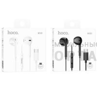 Наушники проводные внутриканальные HOCO M101, Crystal joy, Type-C, 1.2 м,  белый