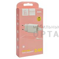 СЗУ VDENMENV Beautiful DC01 Lightning белый , (ТОВАР НЕ УПАКОВАН. УПАКОВКА В КОМЛЕКТЕ.)   СЗУ VDENMENV Beautiful DC01 Lightning белый , (ТОВАР НЕ УПАКОВАН. УПАКОВКА В КОМЛЕКТЕ.)