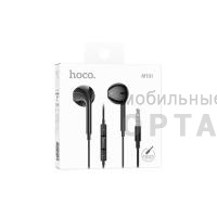 Наушники внутриканальные HOCO M101, AUX разъём с МК длина 1.2м, цвет: черный (1/144/864)